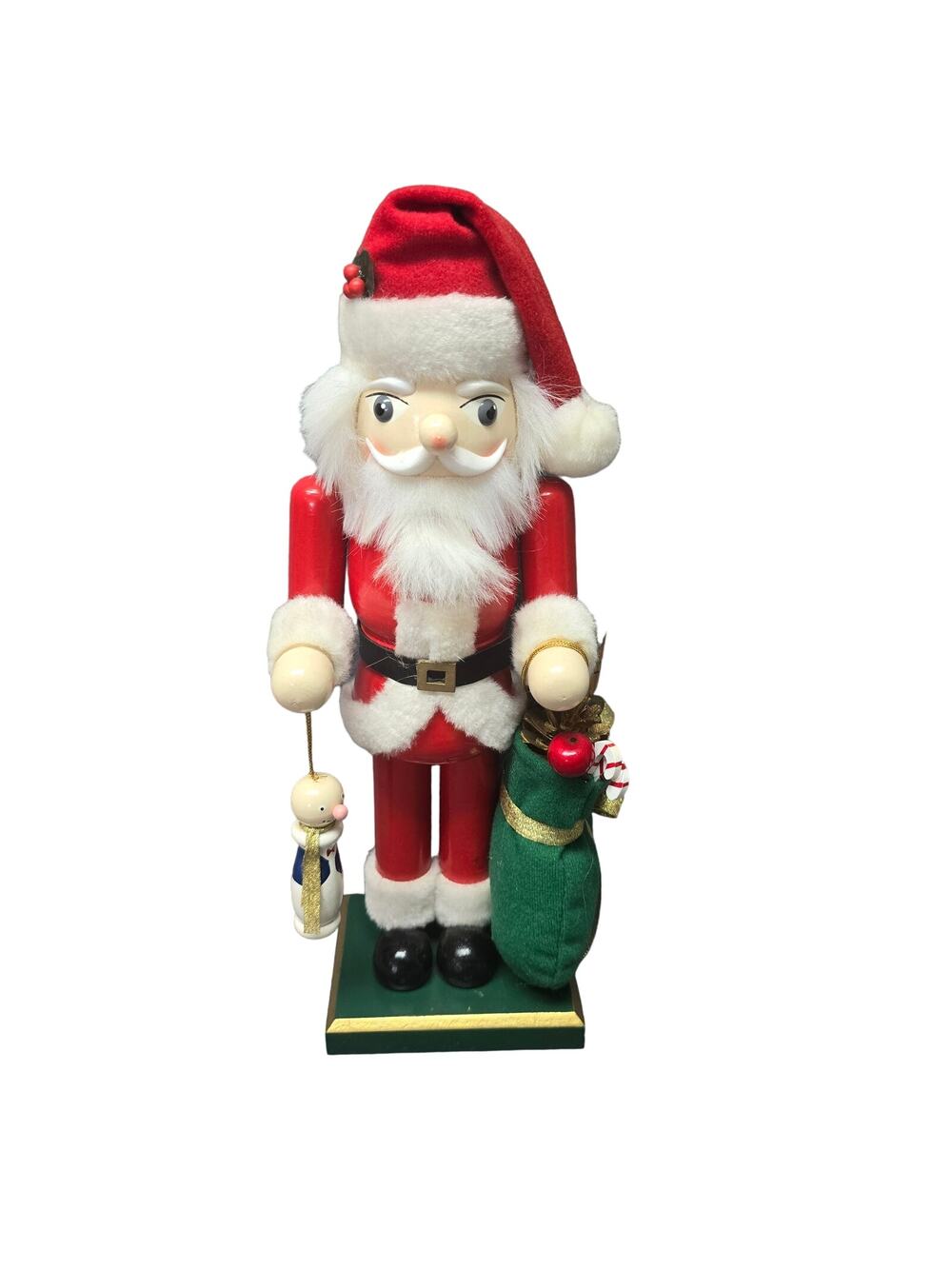 International Bazaar Santa Claus Nutcracker Present Holiday Christmas Home Decor